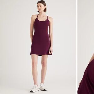 Quince Ultra-Form Active Dress Merlot Women’s Medium